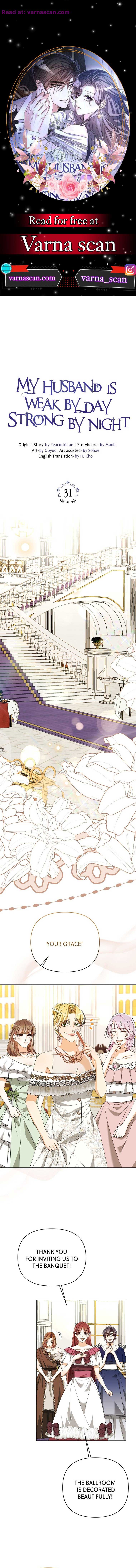 My Husband Is Weak by Day, Strong by Night Chapter 31 - Page 1