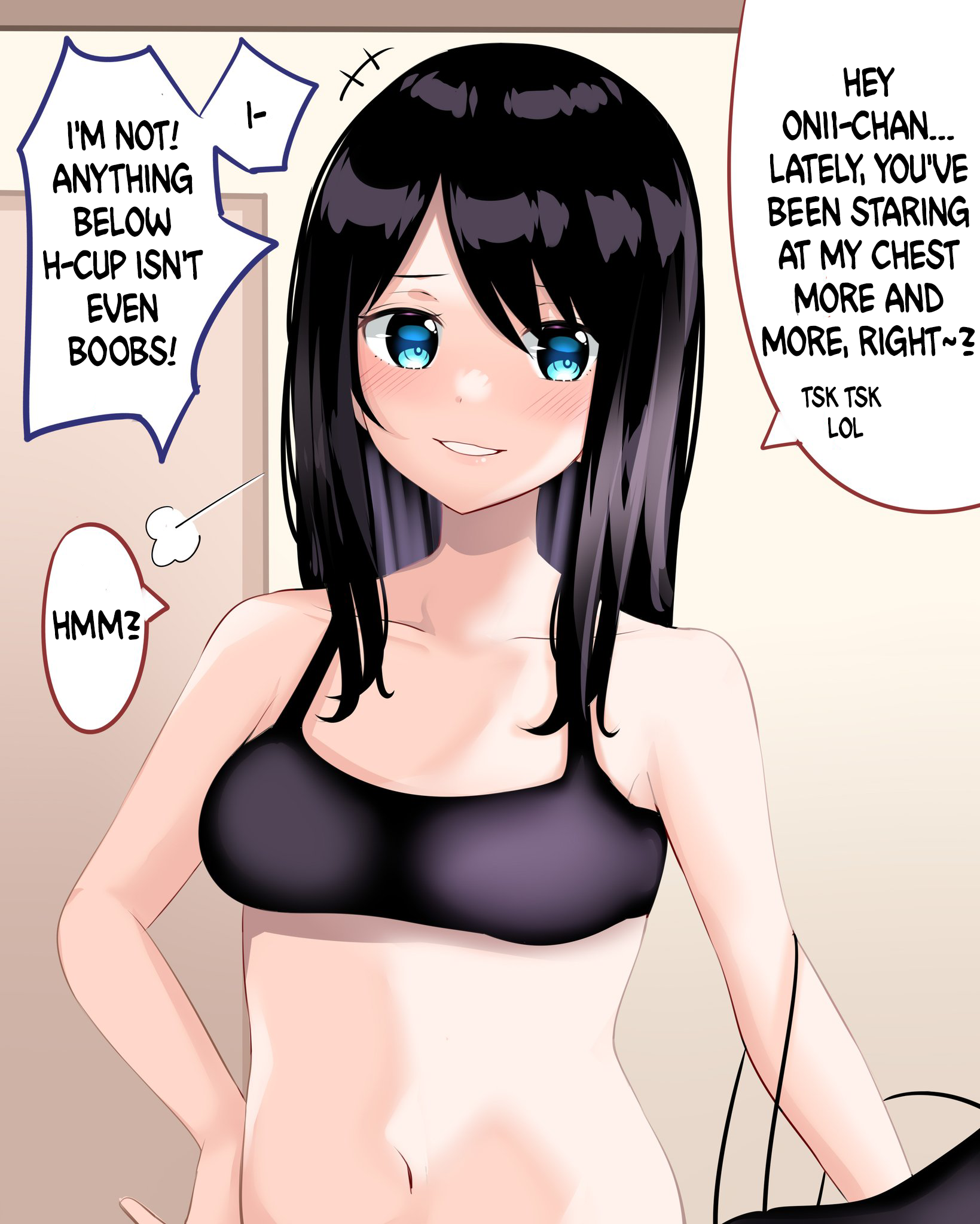 My Little Sister Whose Boobs Keeps Getting Bigger and Bigger Chapter 1 - Page 1