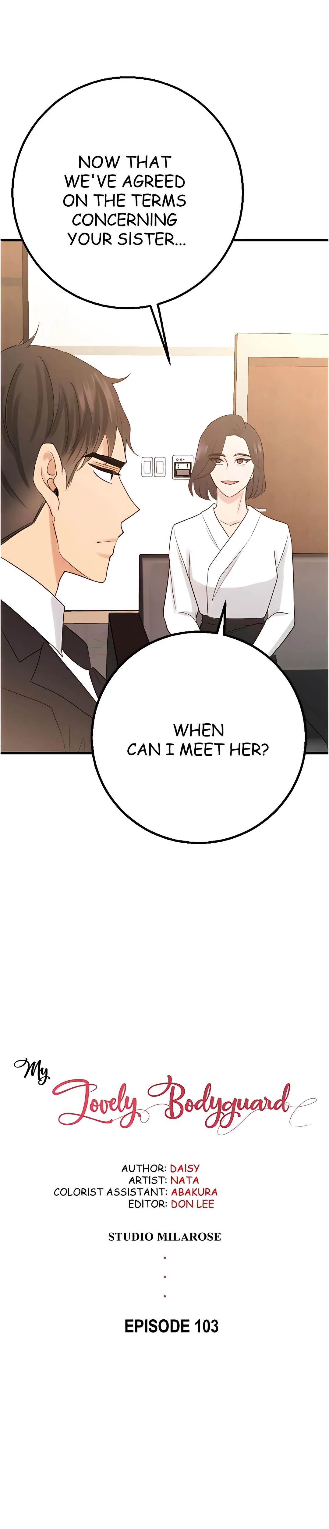 My Lovely Bodyguard Chapter 103 - Page 1