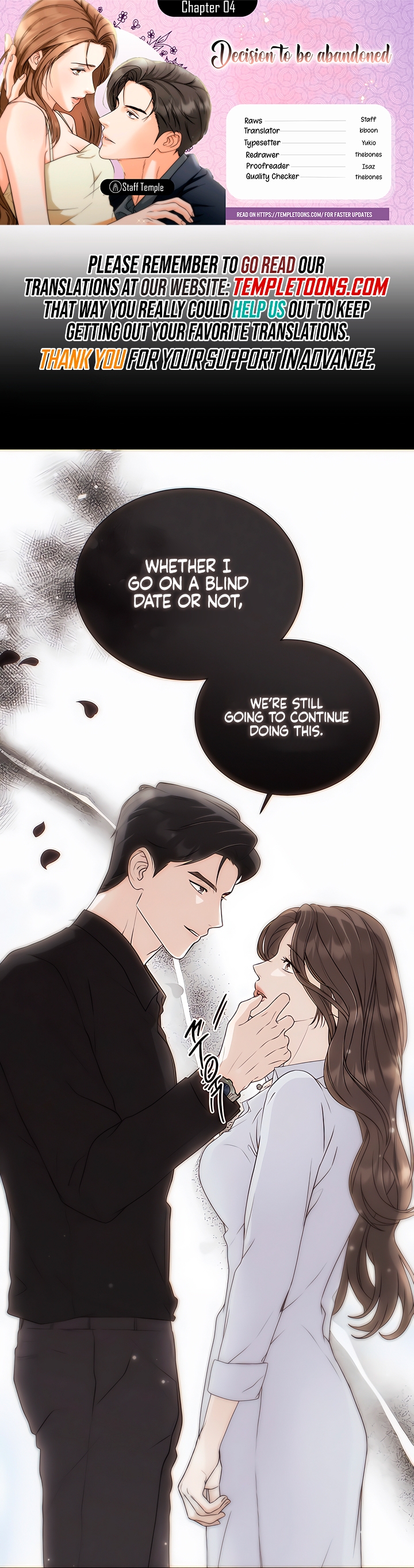 My Resolve to Be Abandoned Chapter 4 - Page 0
