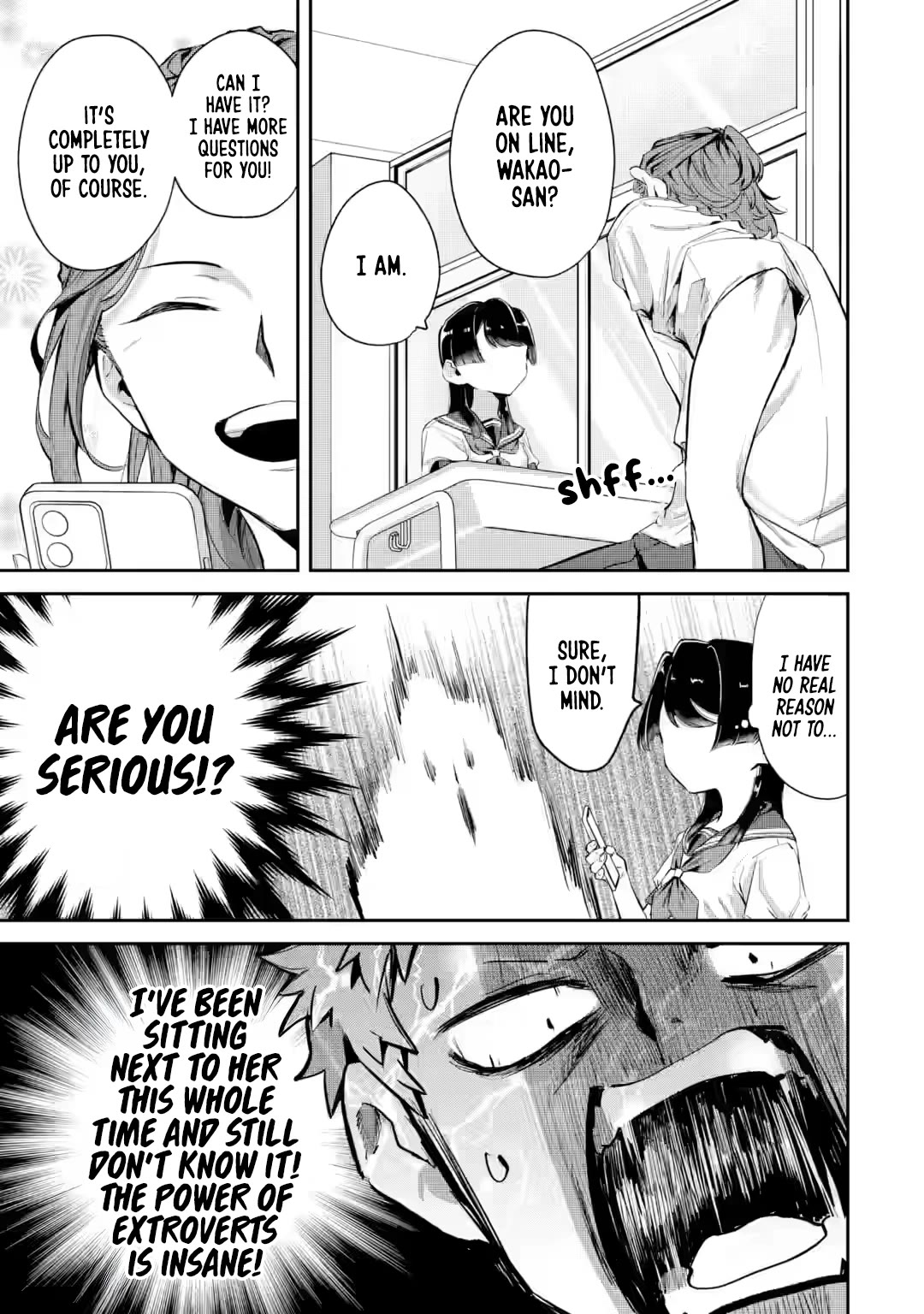 My Seatmate Wakao-san’s Face Is Almost Visible but It’s Not Chapter 17 - Page 7