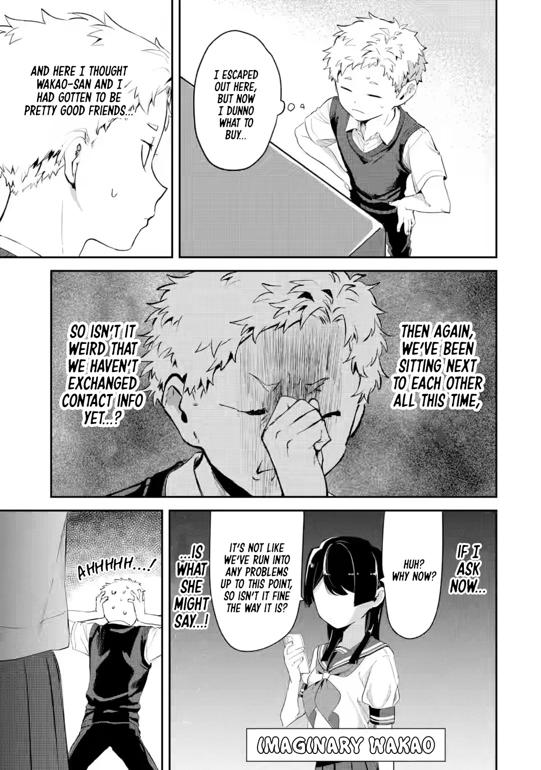 My Seatmate Wakao-san’s Face Is Almost Visible but It’s Not Chapter 17 - Page 9
