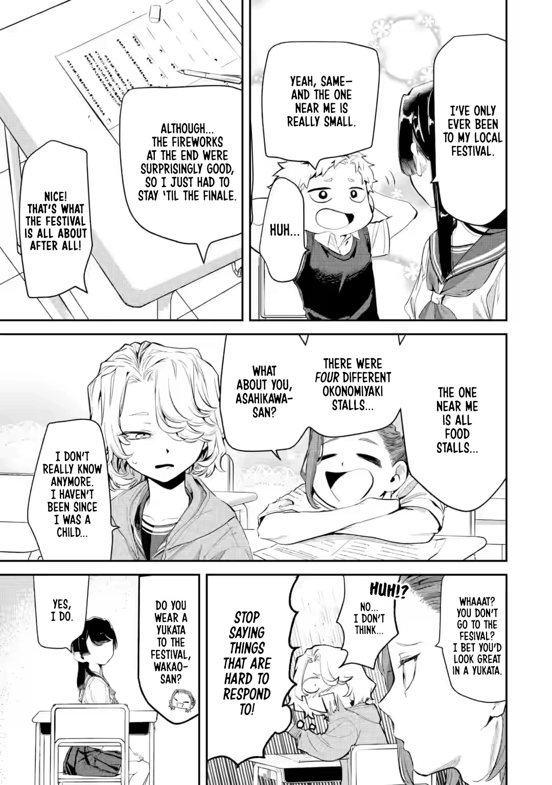 My Seatmate Wakao-san’s Face Is Almost Visible but It’s Not Chapter 18 - Page 7