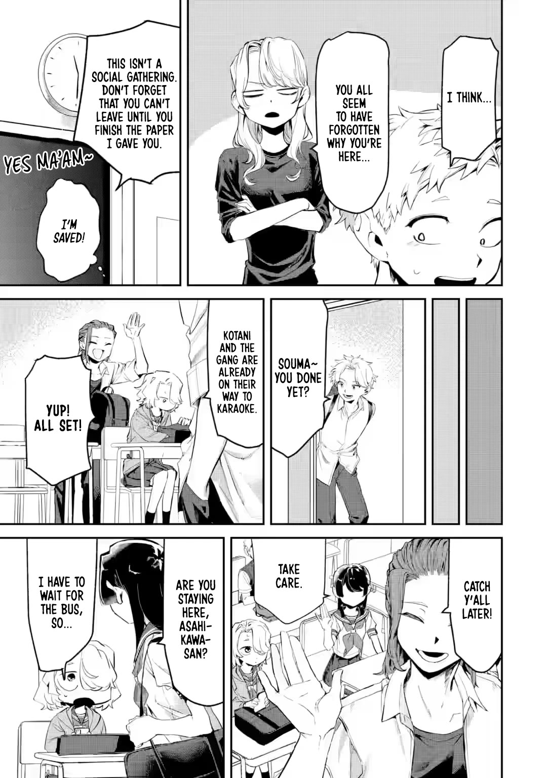 My Seatmate Wakao-san’s Face Is Almost Visible but It’s Not Chapter 18 - Page 9