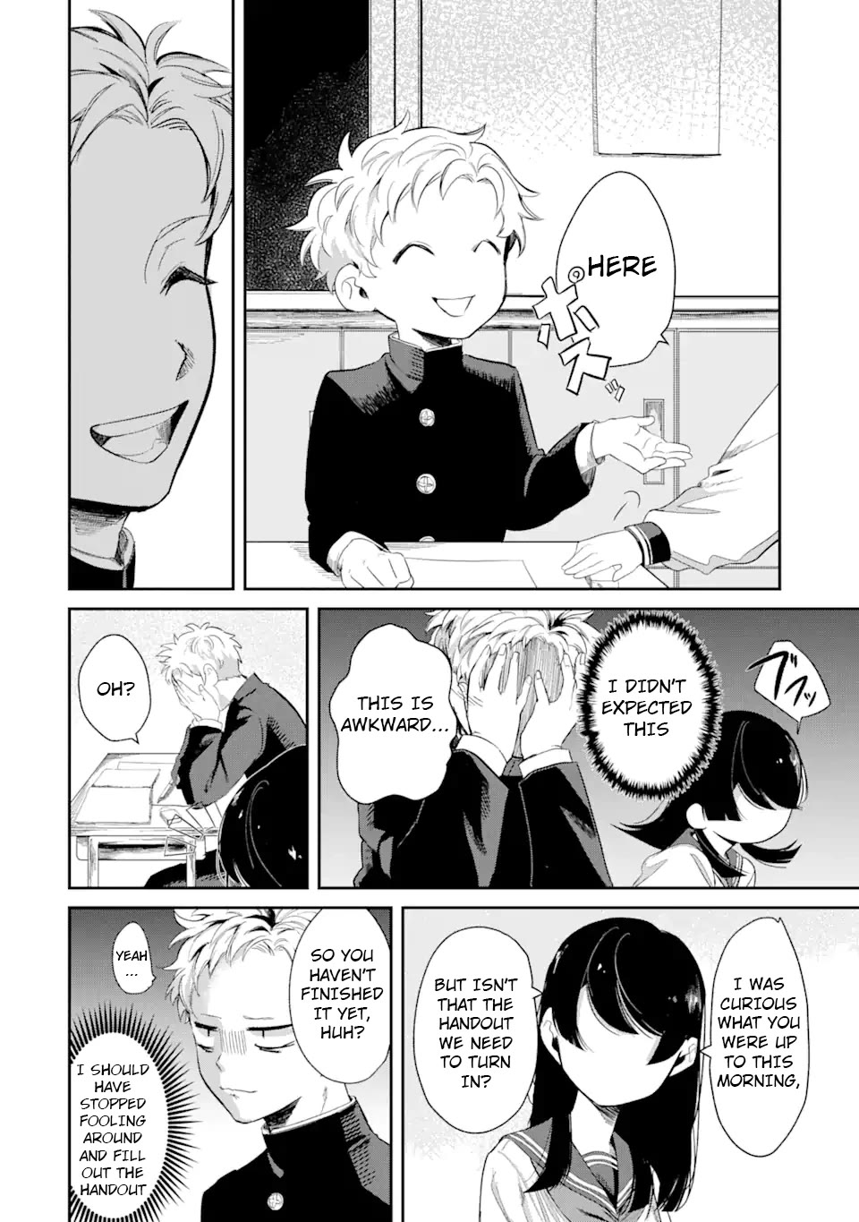 My Seatmate Wakao-san’s Face Is Almost Visible but It’s Not Chapter 2 - Page 9