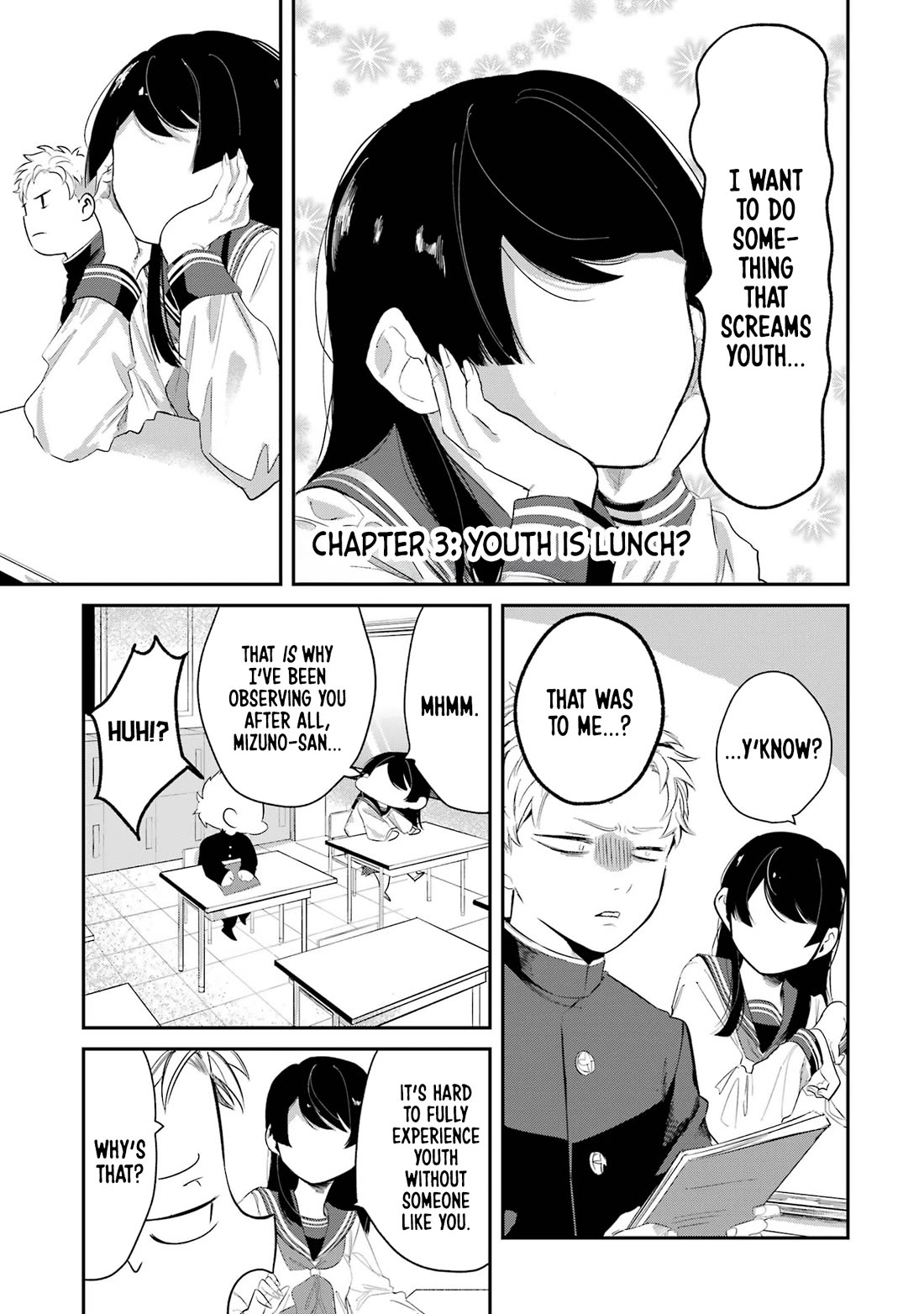 My Seatmate Wakao-san’s Face Is Almost Visible but It’s Not Chapter 3 - Page 1