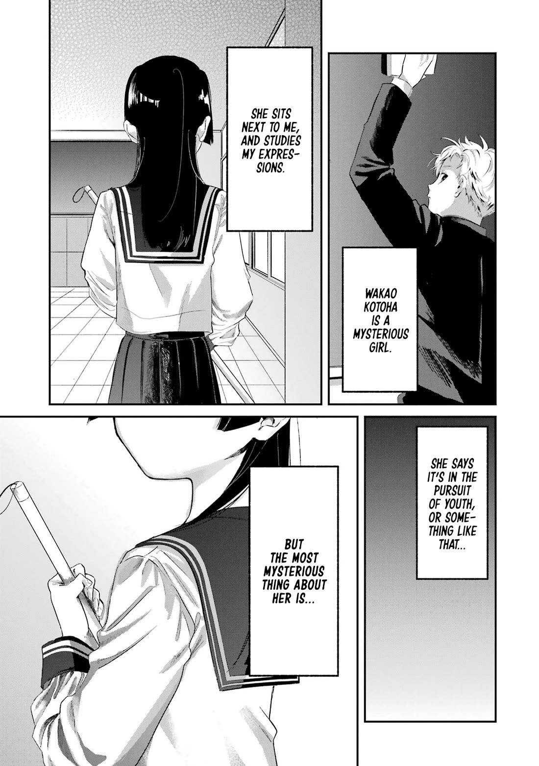My Seatmate Wakao-san’s Face Is Almost Visible but It’s Not Chapter 4 - Page 1