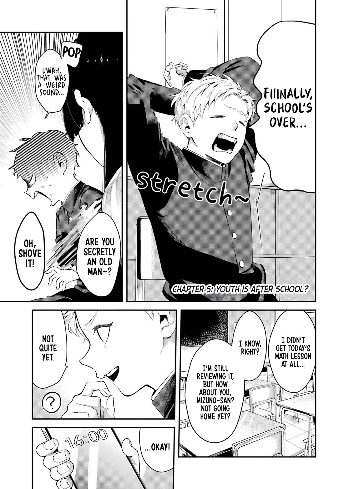 My Seatmate Wakao-san’s Face Is Almost Visible but It’s Not Chapter 5 - Page 1