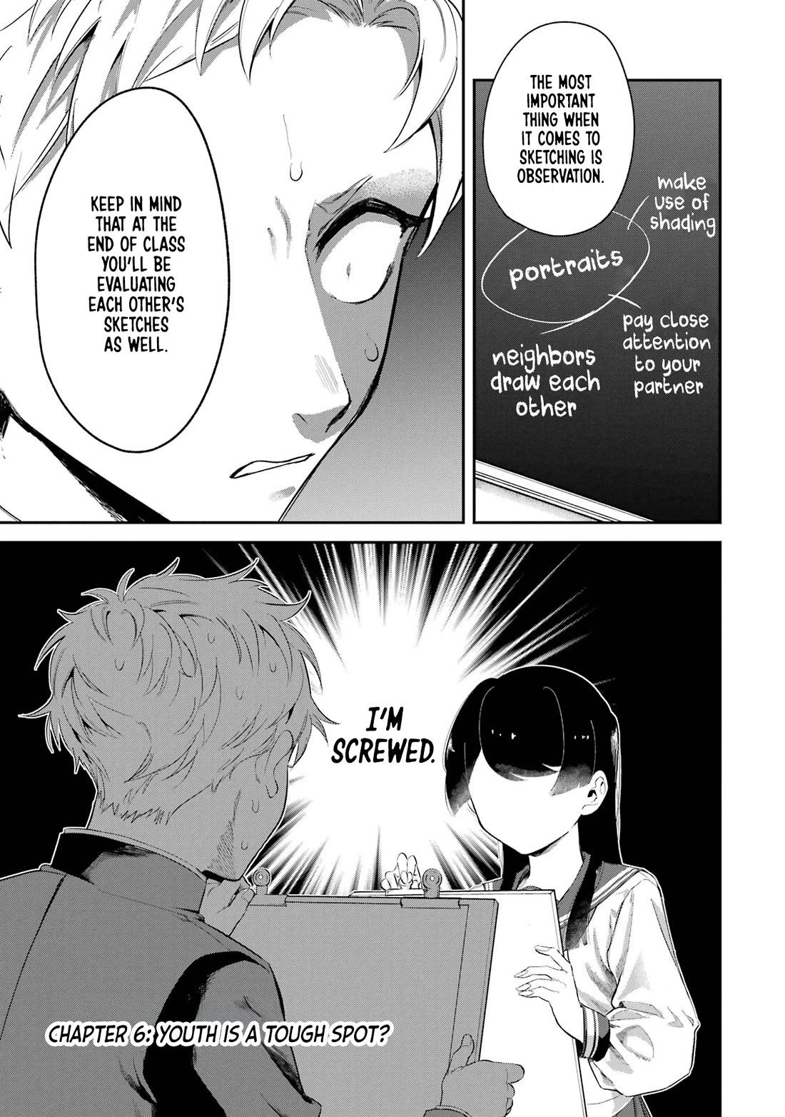 My Seatmate Wakao-san’s Face Is Almost Visible but It’s Not Chapter 6 - Page 1