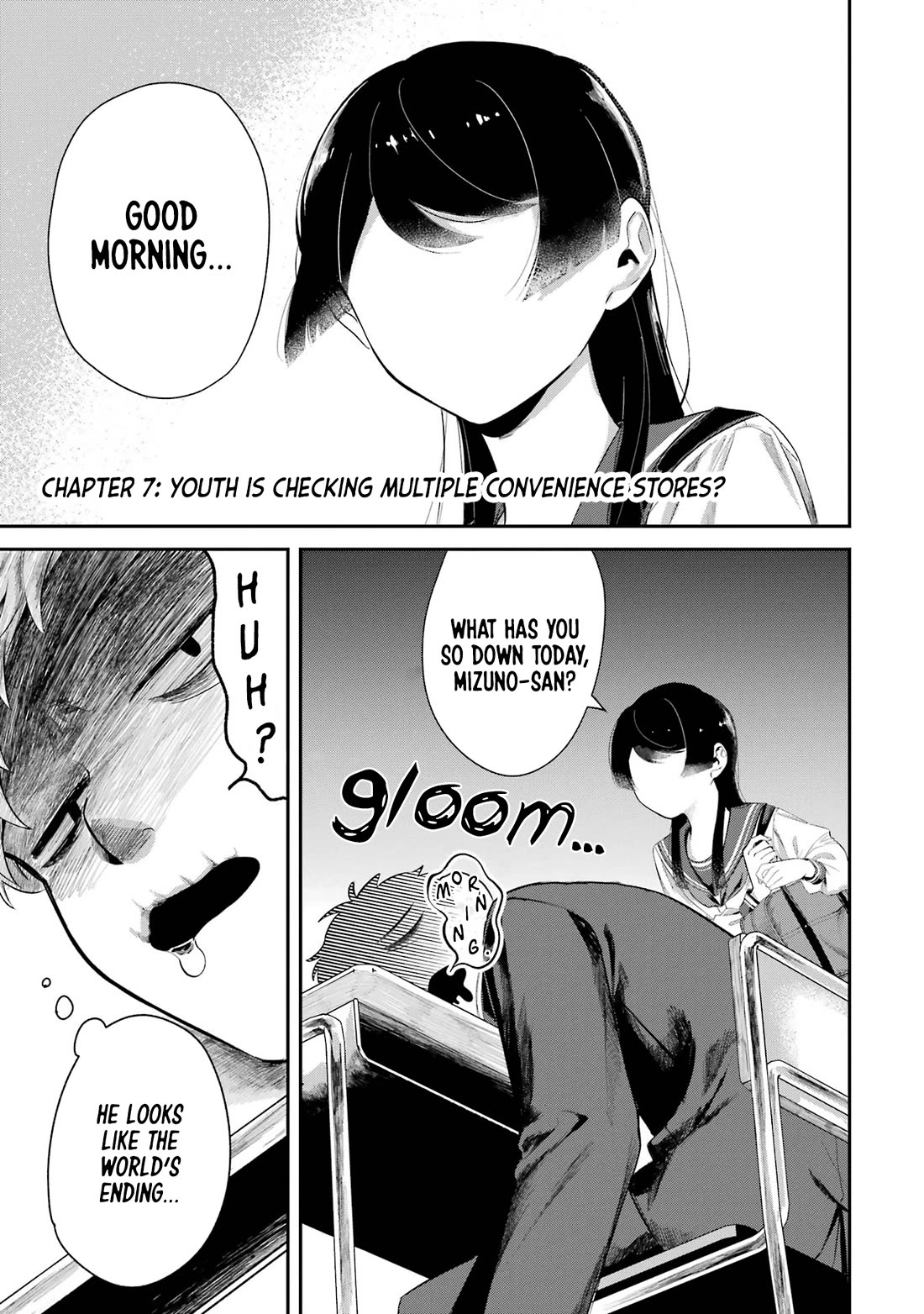 My Seatmate Wakao-san’s Face Is Almost Visible but It’s Not Chapter 7 - Page 1