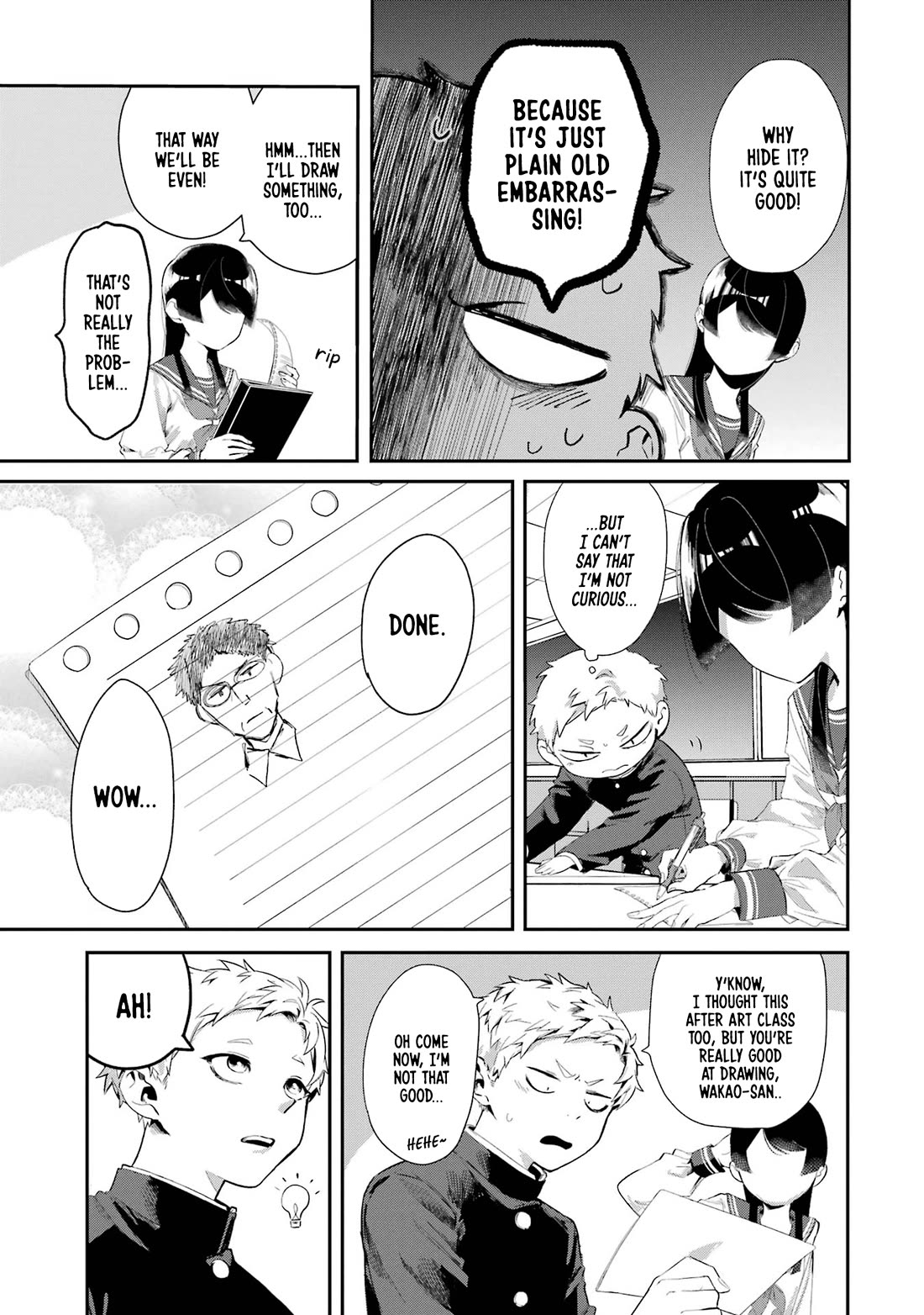 My Seatmate Wakao-san’s Face Is Almost Visible but It’s Not Chapter 9 - Page 3