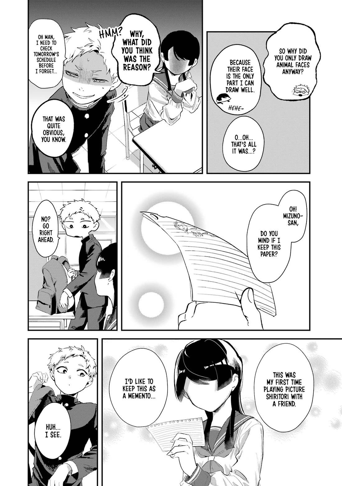 My Seatmate Wakao-san’s Face Is Almost Visible but It’s Not Chapter 9 - Page 10