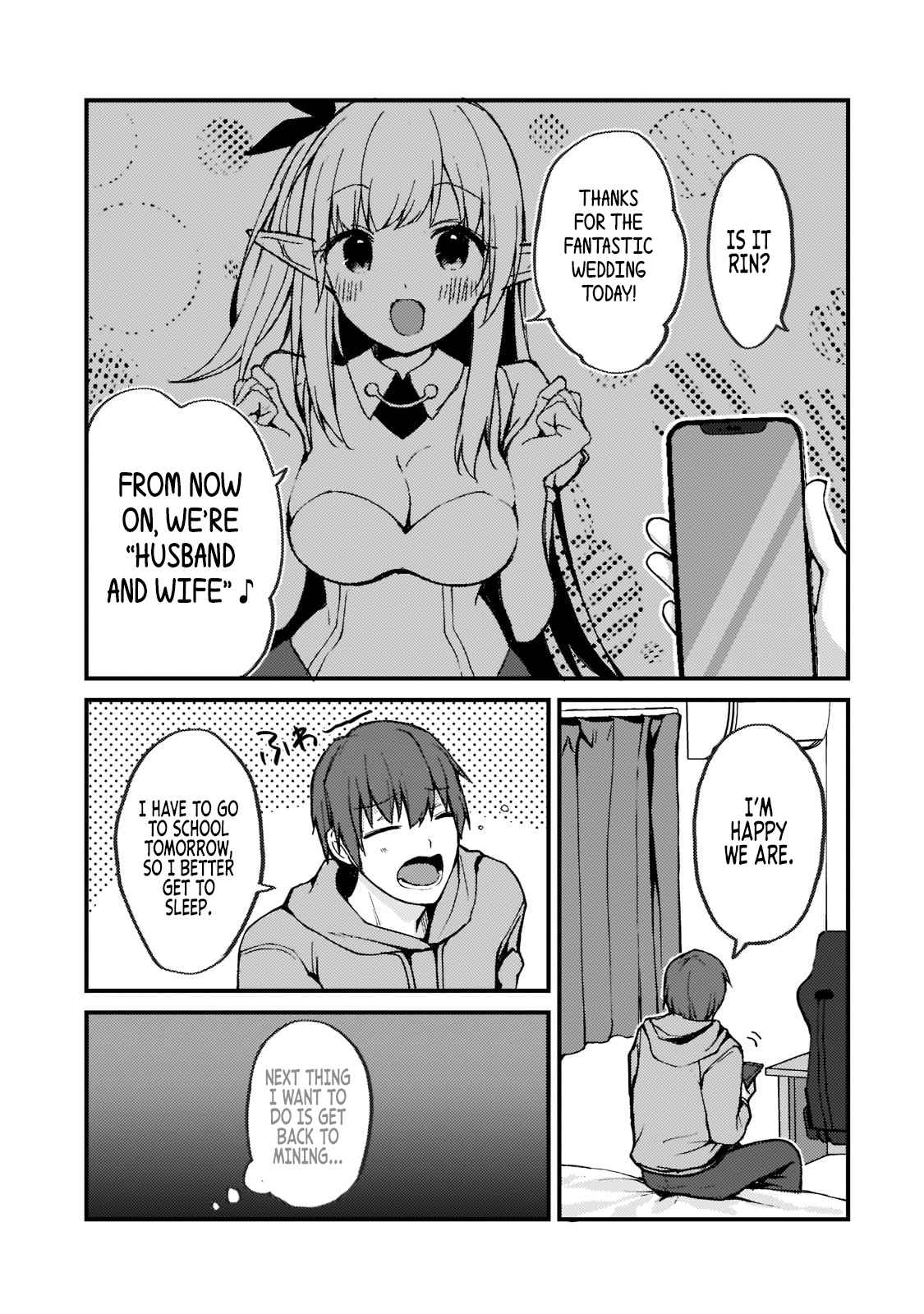 Netoge no Yome ga Ninki Idol datta ~Cool kei no Kanojo wa Genjitsu demo Yome no Tsumori de Iru~ Chapter 1 - Page 12