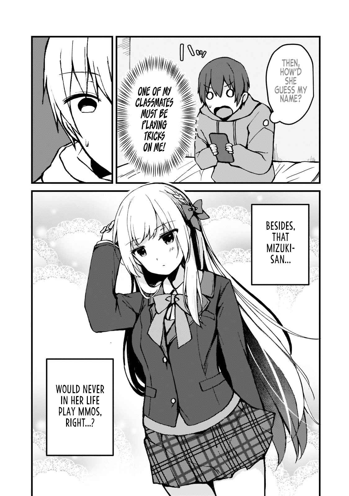Netoge no Yome ga Ninki Idol datta ~Cool kei no Kanojo wa Genjitsu demo Yome no Tsumori de Iru~ Chapter 1 - Page 36