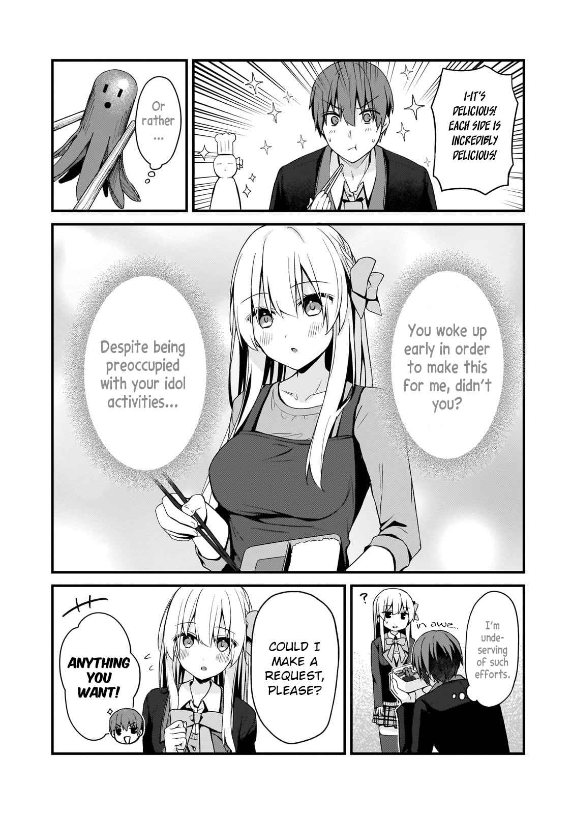 Netoge no Yome ga Ninki Idol datta ~Cool kei no Kanojo wa Genjitsu demo Yome no Tsumori de Iru~ Chapter 11 - Page 3