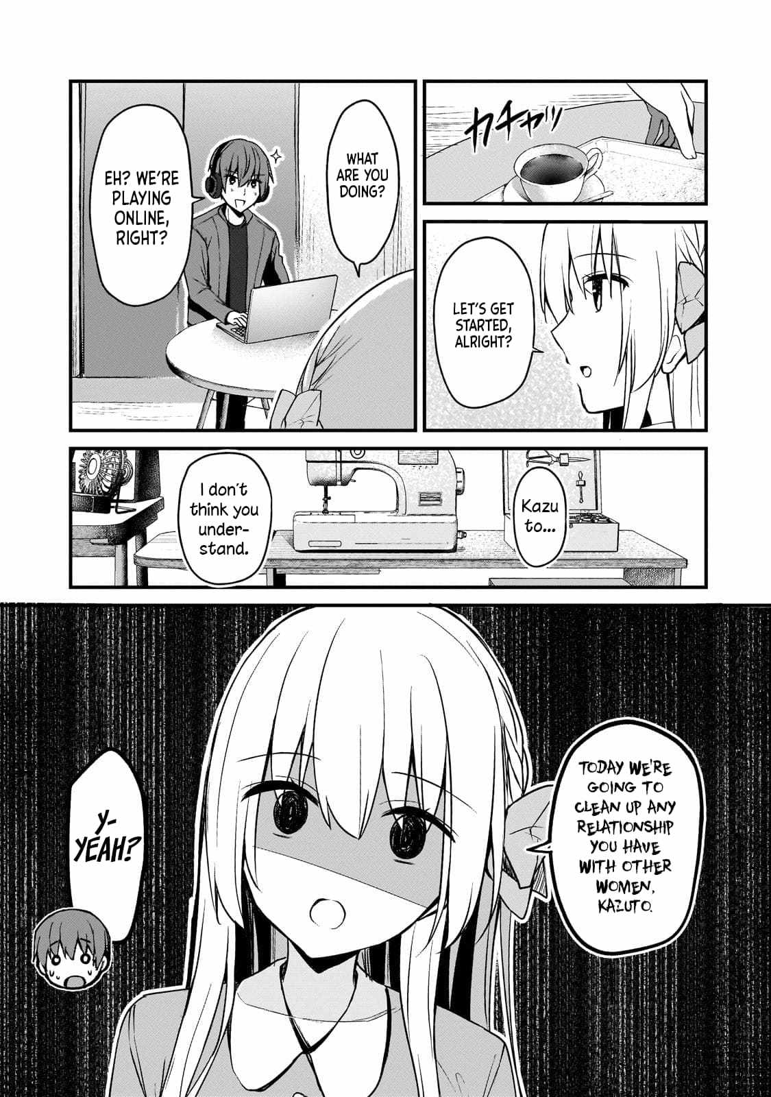 Netoge no Yome ga Ninki Idol datta ~Cool kei no Kanojo wa Genjitsu demo Yome no Tsumori de Iru~ Chapter 12 - Page 7
