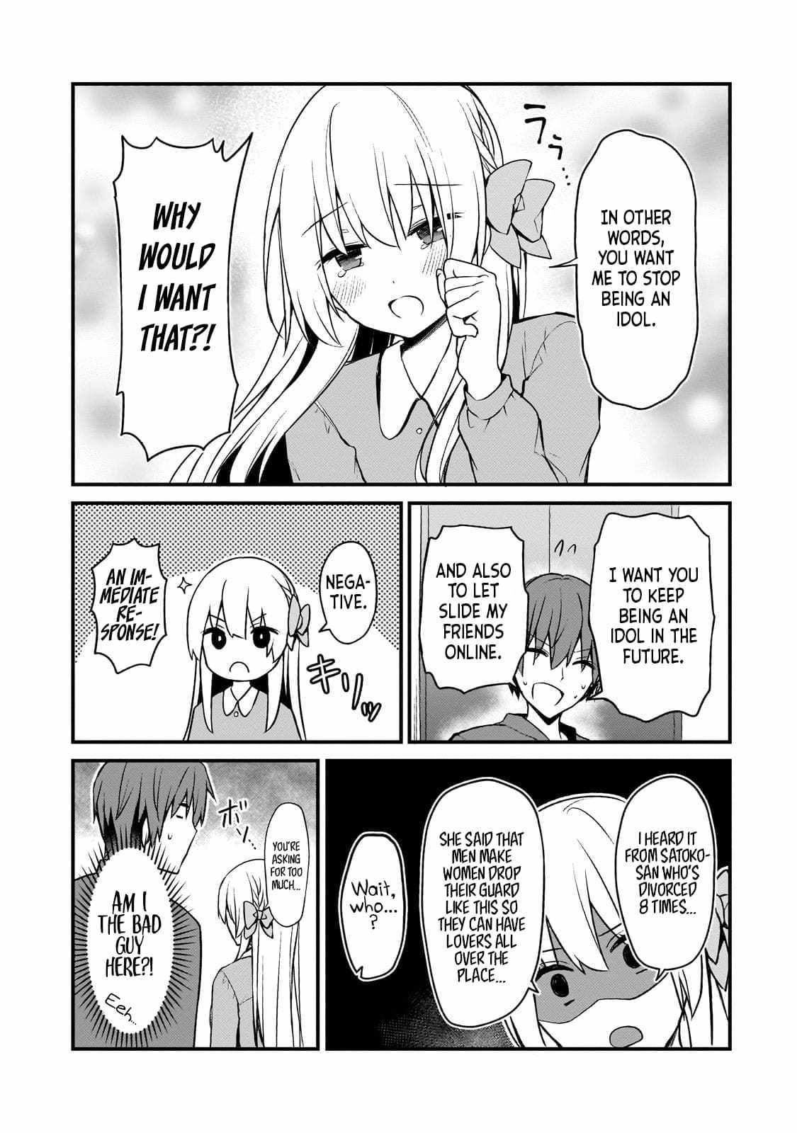 Netoge no Yome ga Ninki Idol datta ~Cool kei no Kanojo wa Genjitsu demo Yome no Tsumori de Iru~ Chapter 12 - Page 9