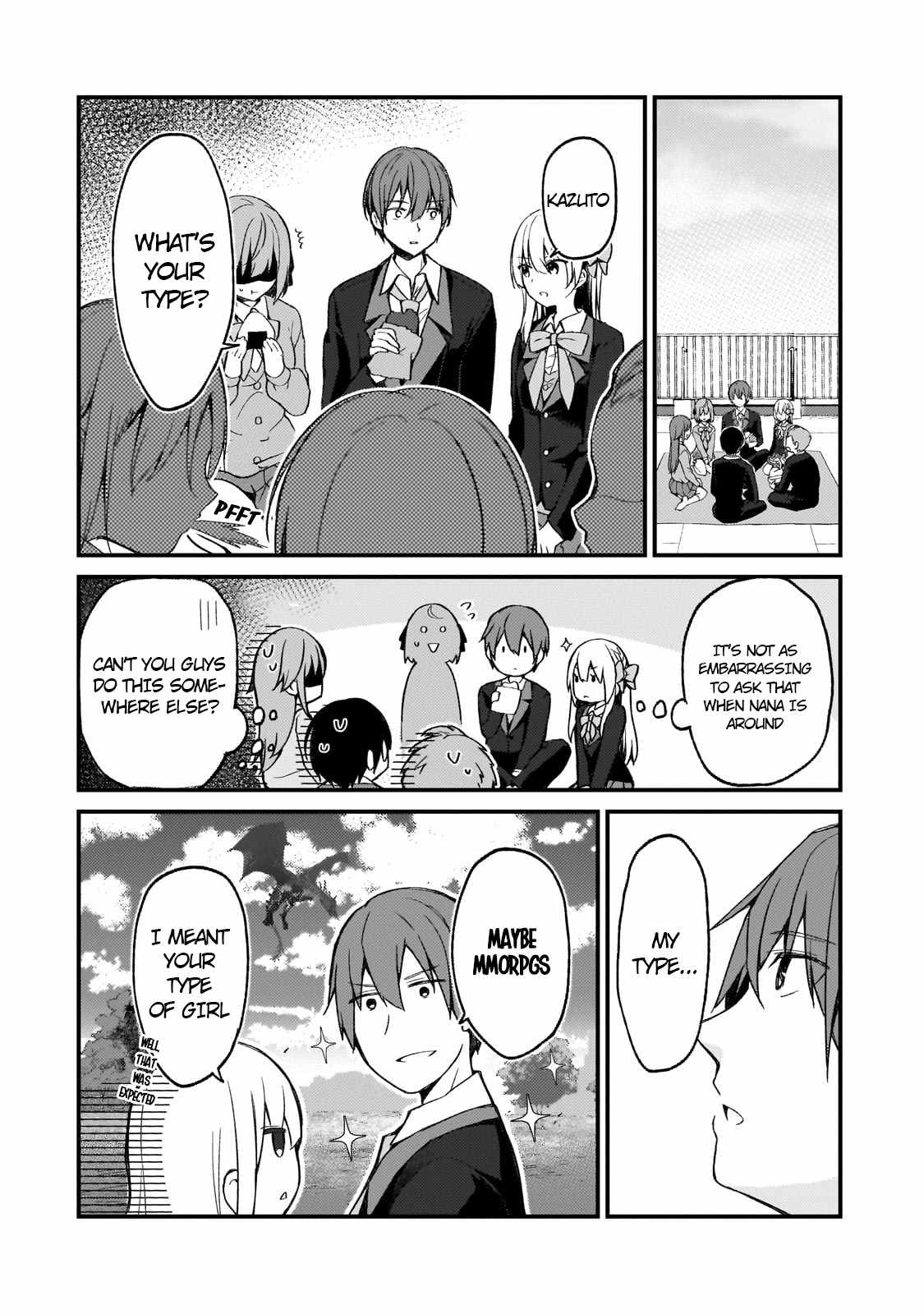 Netoge no Yome ga Ninki Idol datta ~Cool kei no Kanojo wa Genjitsu demo Yome no Tsumori de Iru~ Chapter 19 - Page 4