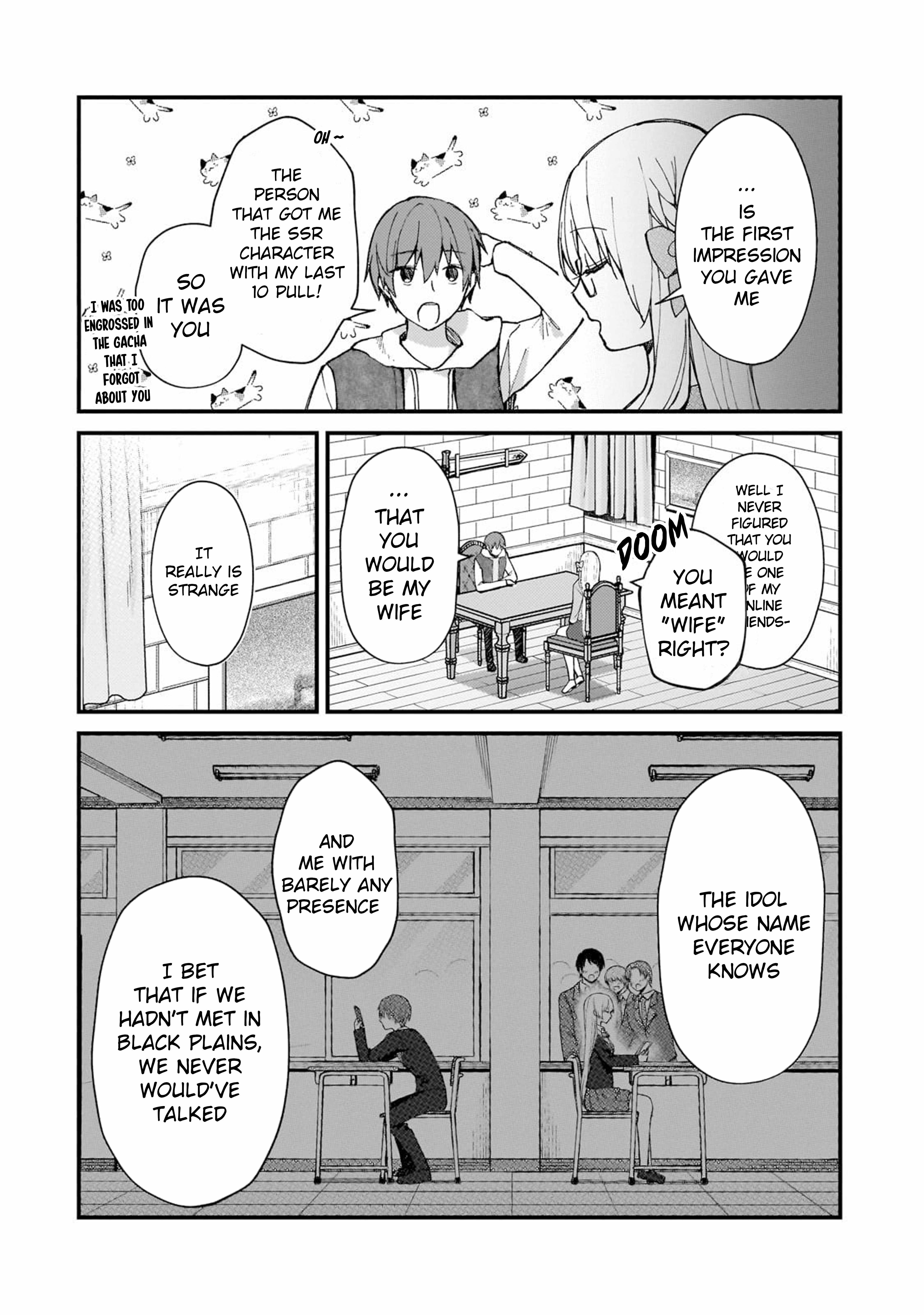 Netoge no Yome ga Ninki Idol datta ~Cool kei no Kanojo wa Genjitsu demo Yome no Tsumori de Iru~ Chapter 31 - Page 6