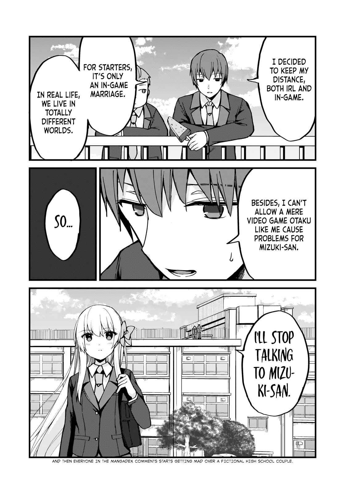 Netoge no Yome ga Ninki Idol datta ~Cool kei no Kanojo wa Genjitsu demo Yome no Tsumori de Iru~ Chapter 5 - Page 4