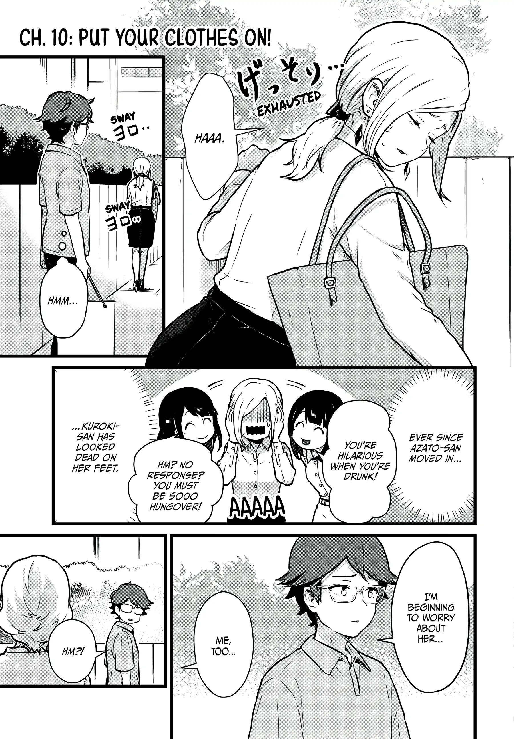 Next Door Kuroki-san Is Dangerous When She Drinks Chapter 10 - Page 1