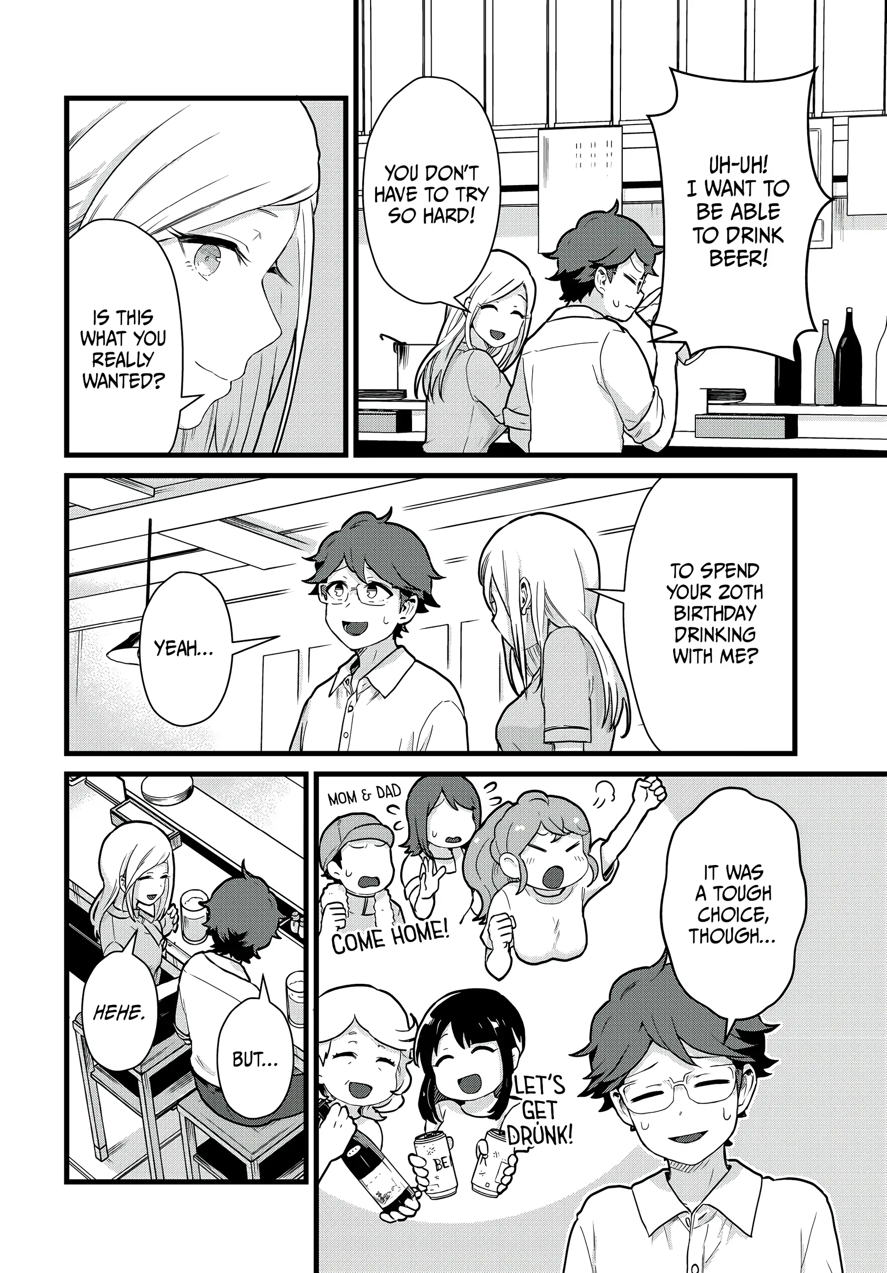 Next Door Kuroki-san Is Dangerous When She Drinks Chapter 31 - Page 12