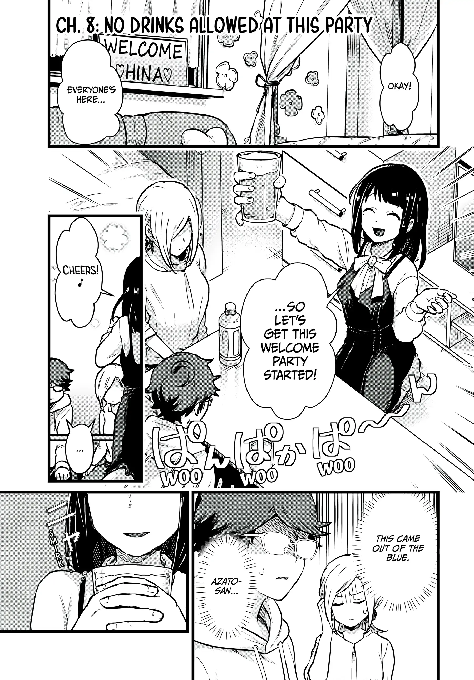 Next Door Kuroki-san Is Dangerous When She Drinks Chapter 8 - Page 1