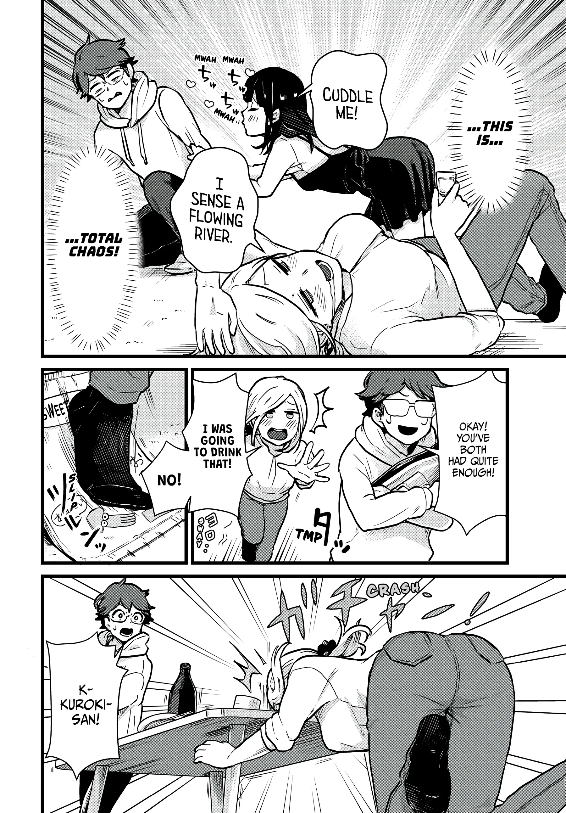 Next Door Kuroki-san Is Dangerous When She Drinks Chapter 8 - Page 12