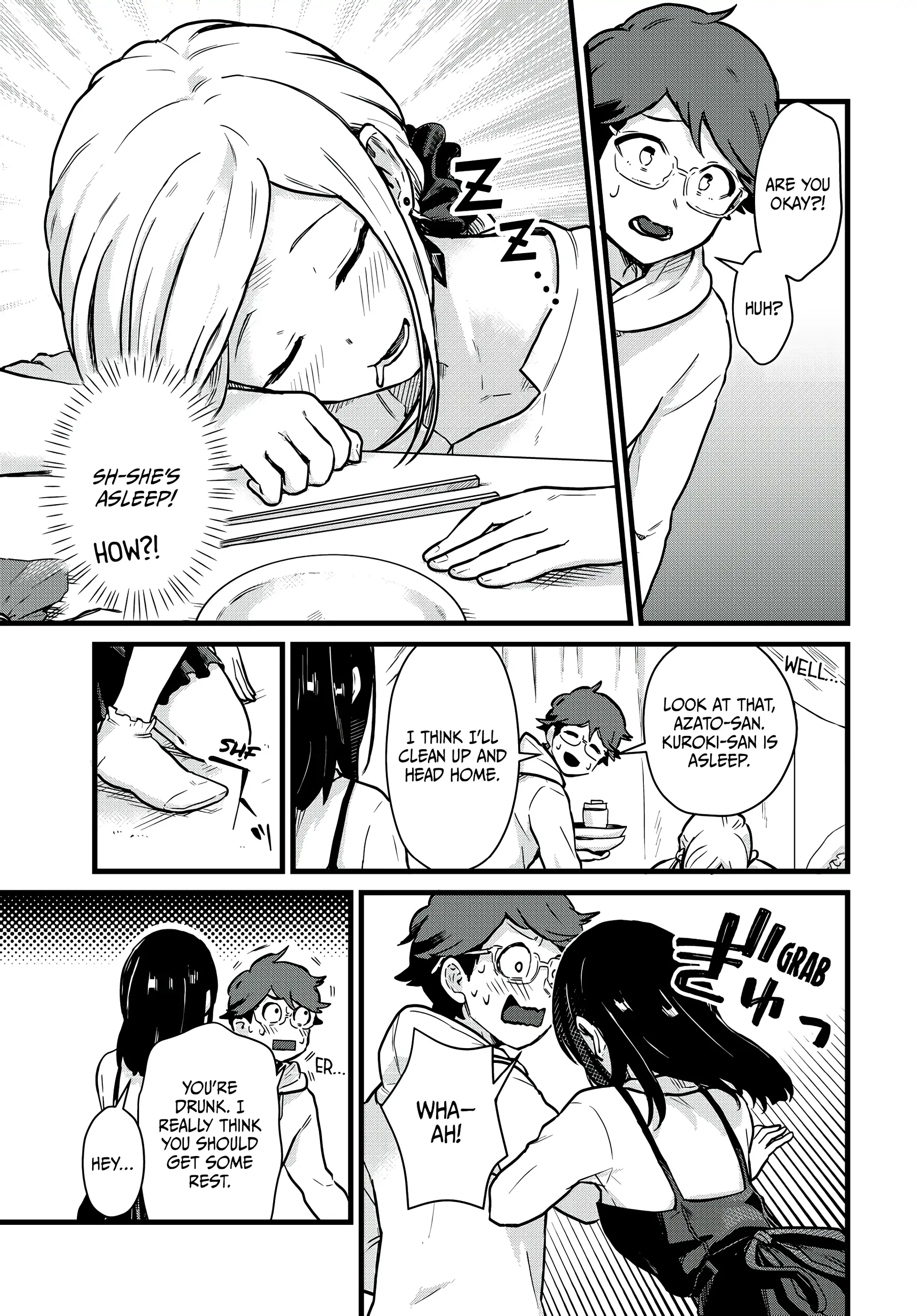 Next Door Kuroki-san Is Dangerous When She Drinks Chapter 8 - Page 13