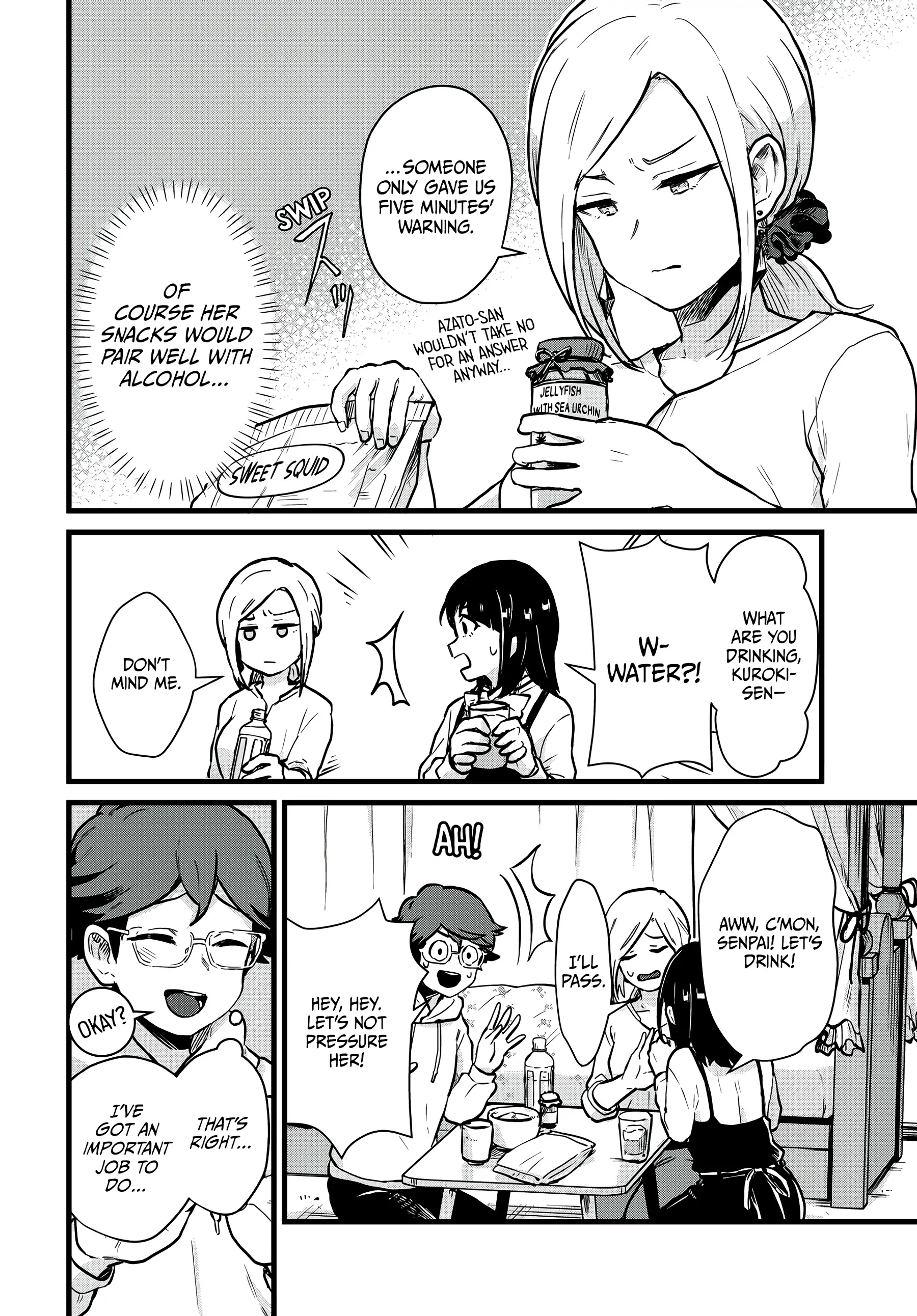 Next Door Kuroki-san Is Dangerous When She Drinks Chapter 8 - Page 4