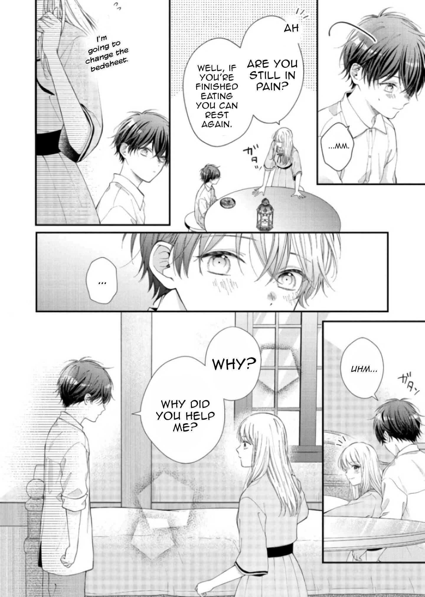 Nidome no Isekai Shounen Datta Kare wa Toshiue Kishi ni nari Dekiai Shitekuru Chapter 1.2 - Page 4