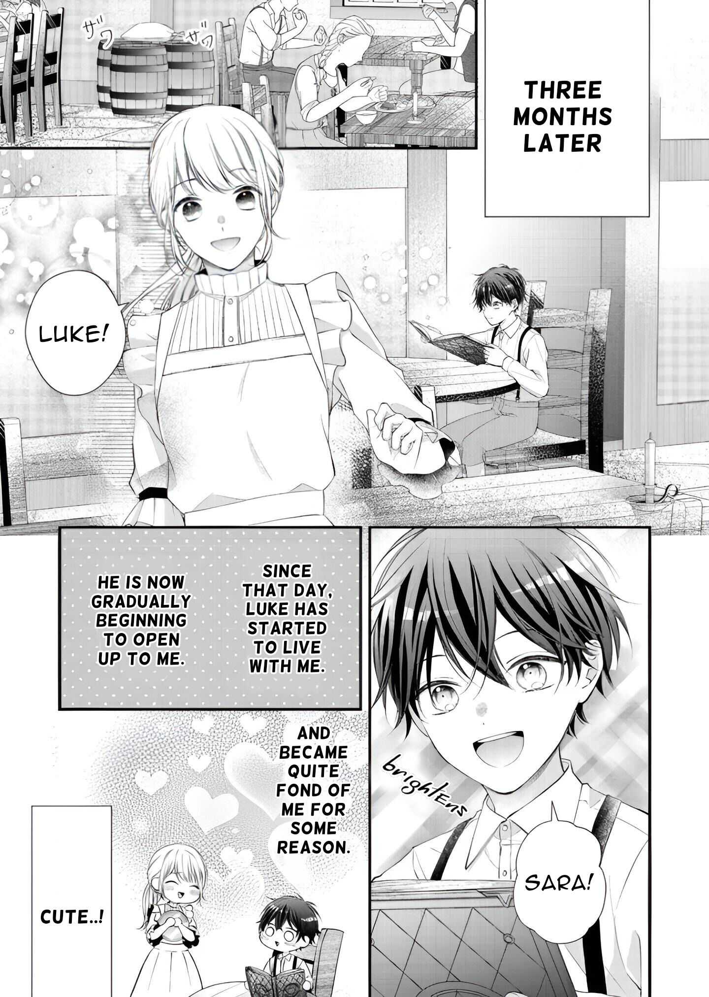 Nidome no Isekai Shounen Datta Kare wa Toshiue Kishi ni nari Dekiai Shitekuru Chapter 1.3 - Page 1