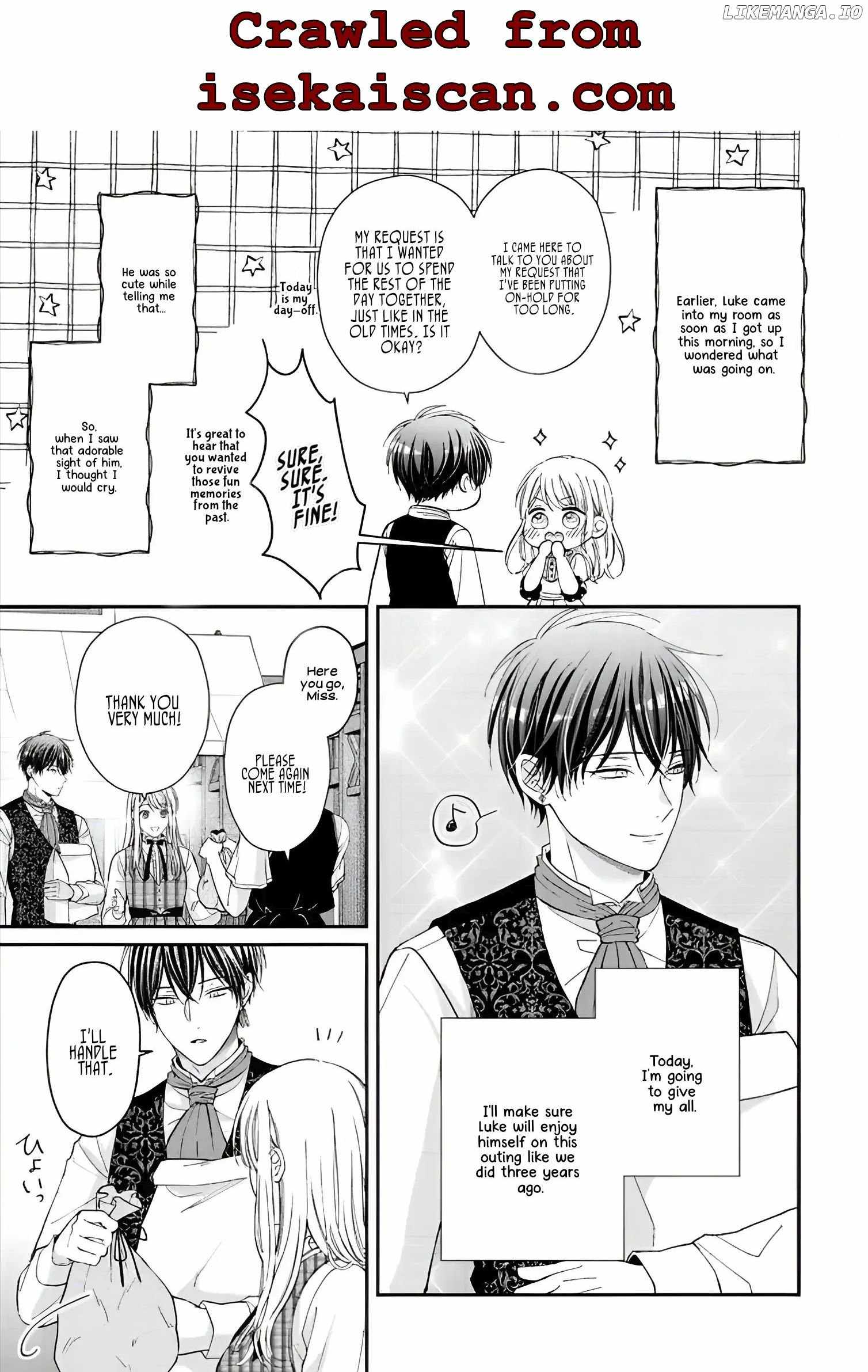 Nidome no Isekai Shounen Datta Kare wa Toshiue Kishi ni nari Dekiai Shitekuru Chapter 10.3 - Page 2