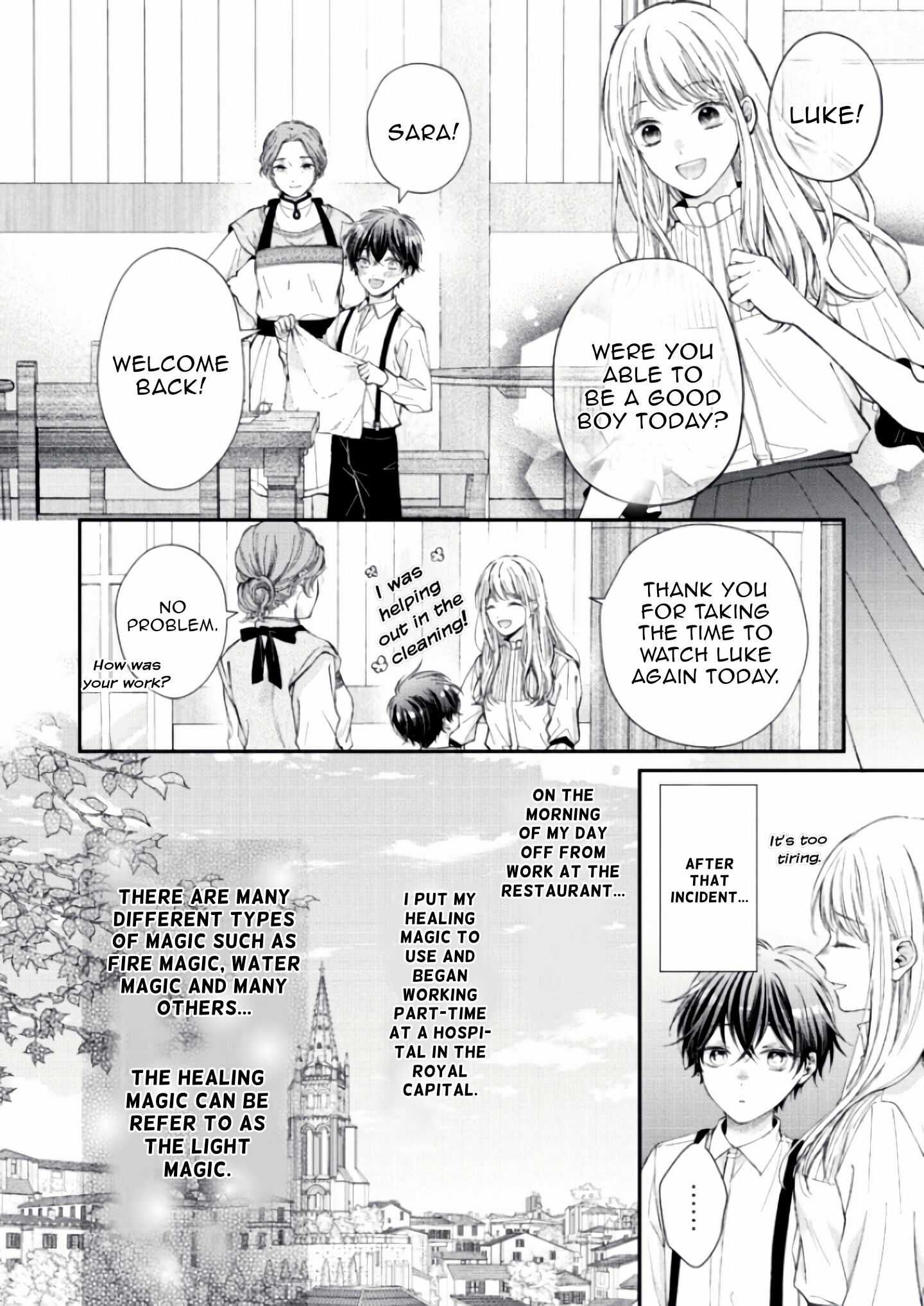 Nidome no Isekai Shounen Datta Kare wa Toshiue Kishi ni nari Dekiai Shitekuru Chapter 2.1 - Page 6