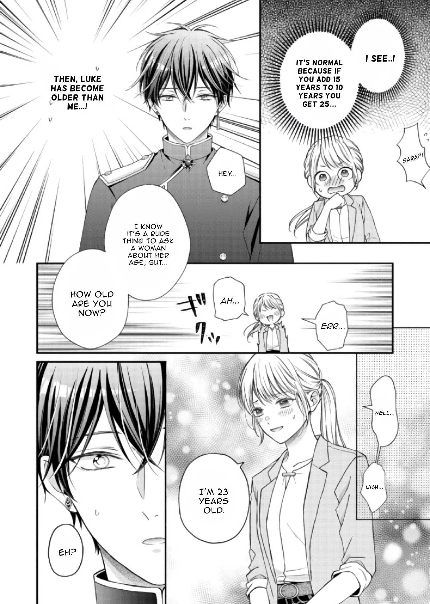 Nidome no Isekai Shounen Datta Kare wa Toshiue Kishi ni nari Dekiai Shitekuru Chapter 3.2 - Page 4