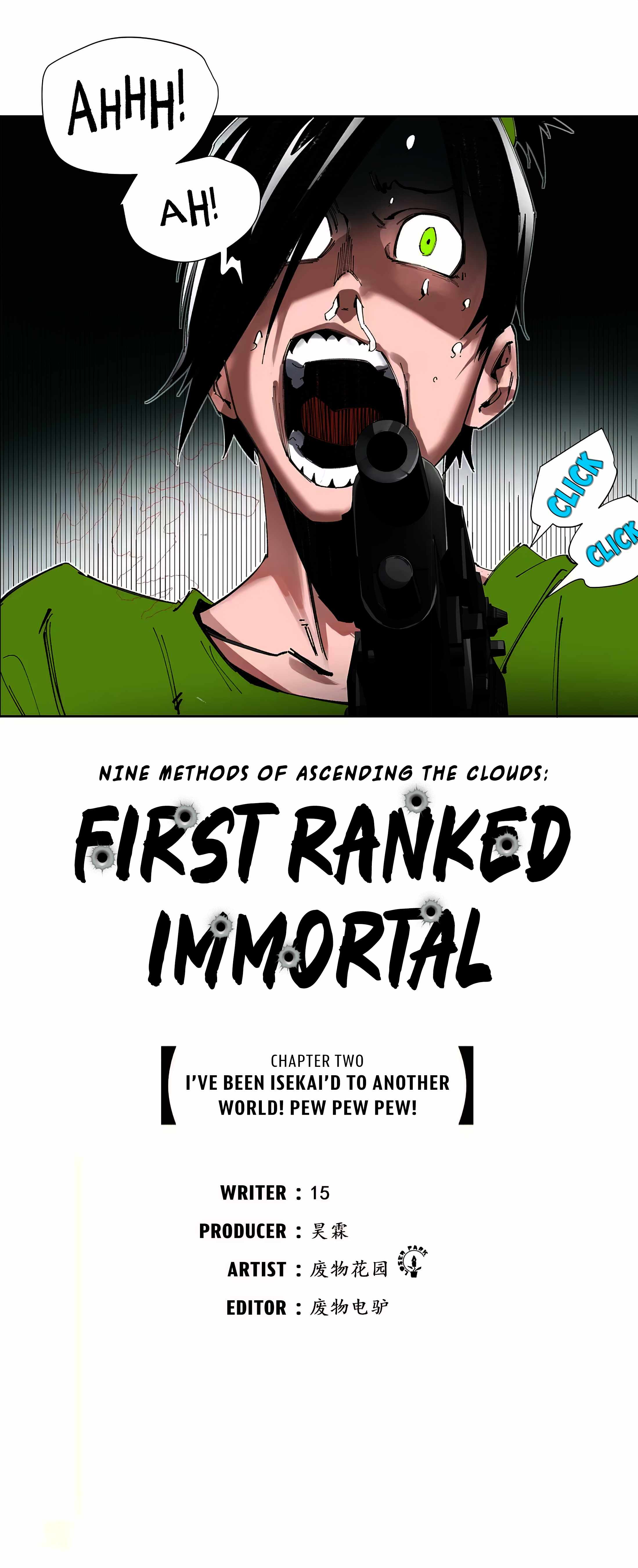 Nine Methods of Ascending the Clouds: First Ranked Immortal Chapter 2 - Page 2