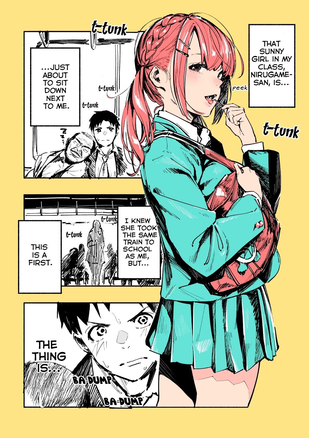 Nirugame-chan With the Huge Ass and Usami-kun Chapter 1 - Page 1