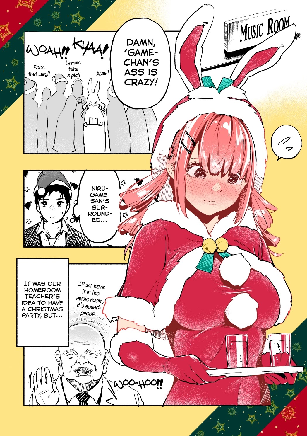 Nirugame-chan With the Huge Ass and Usami-kun Chapter 12 - Page 1