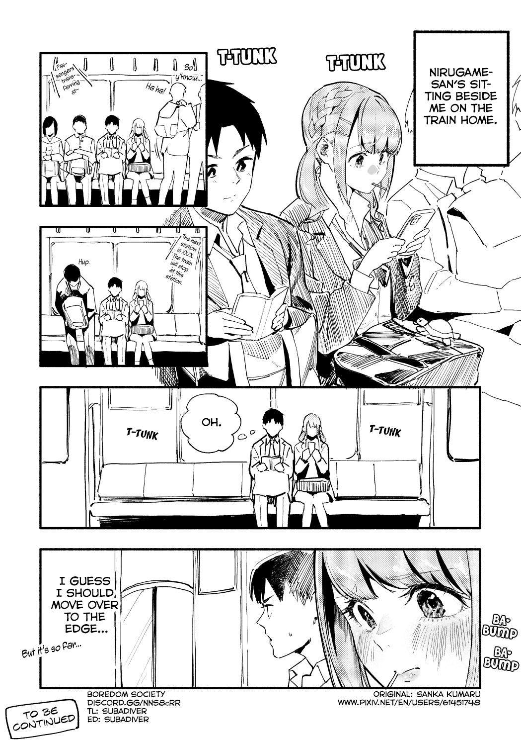 Nirugame-chan With the Huge Ass and Usami-kun Chapter 26 - Page 1