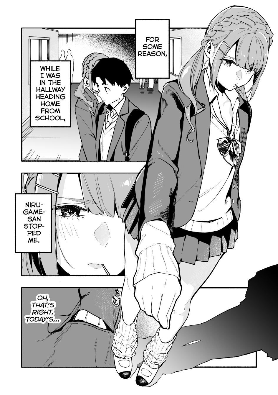 Nirugame-chan With the Huge Ass and Usami-kun Chapter 42 - Page 1