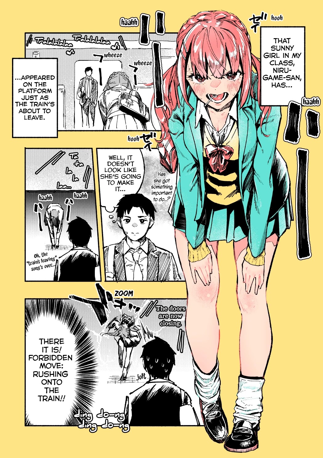 Nirugame-chan With the Huge Ass and Usami-kun Chapter 5 - Page 1