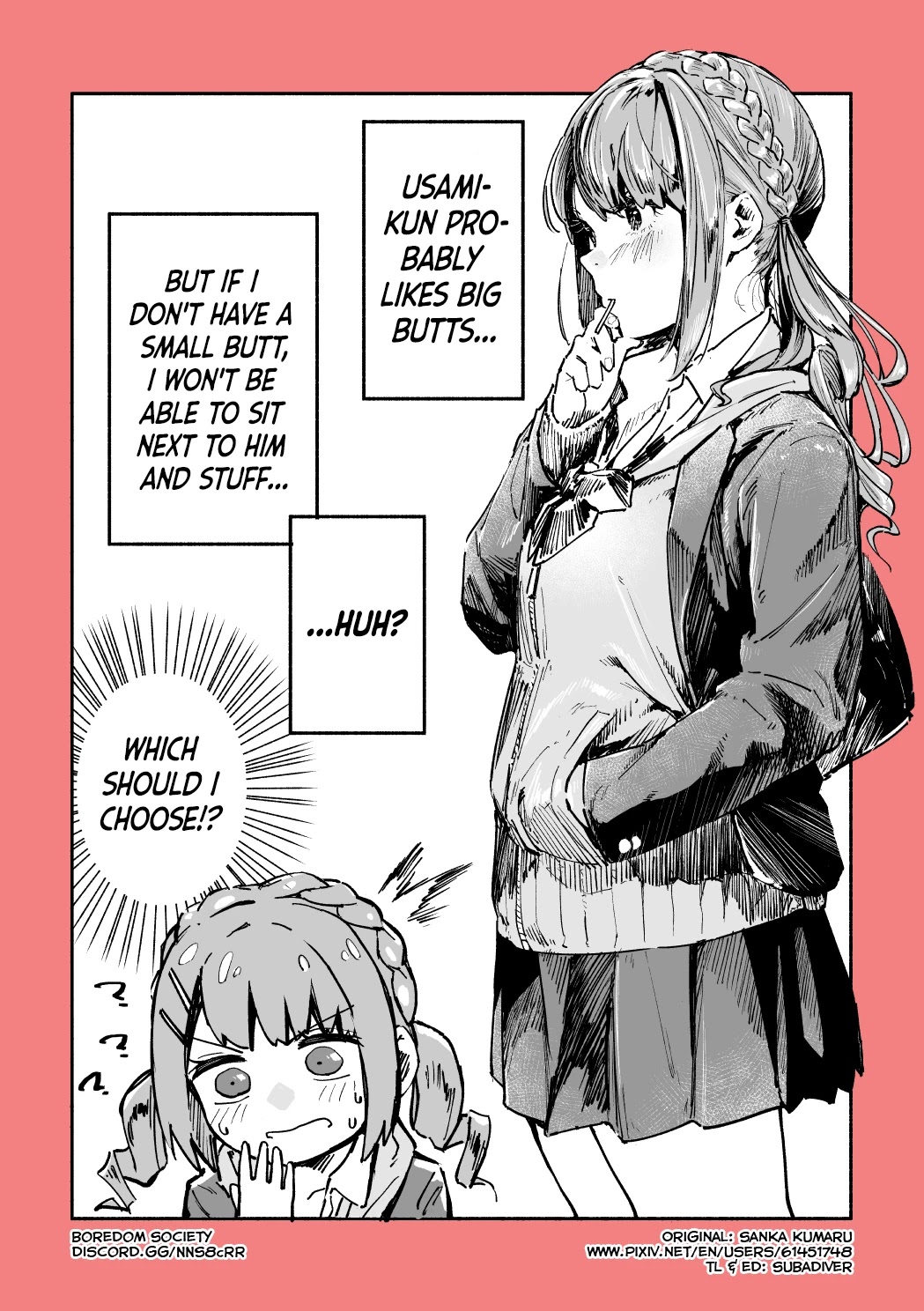 Nirugame-chan With the Huge Ass and Usami-kun Chapter 7 - Page 1