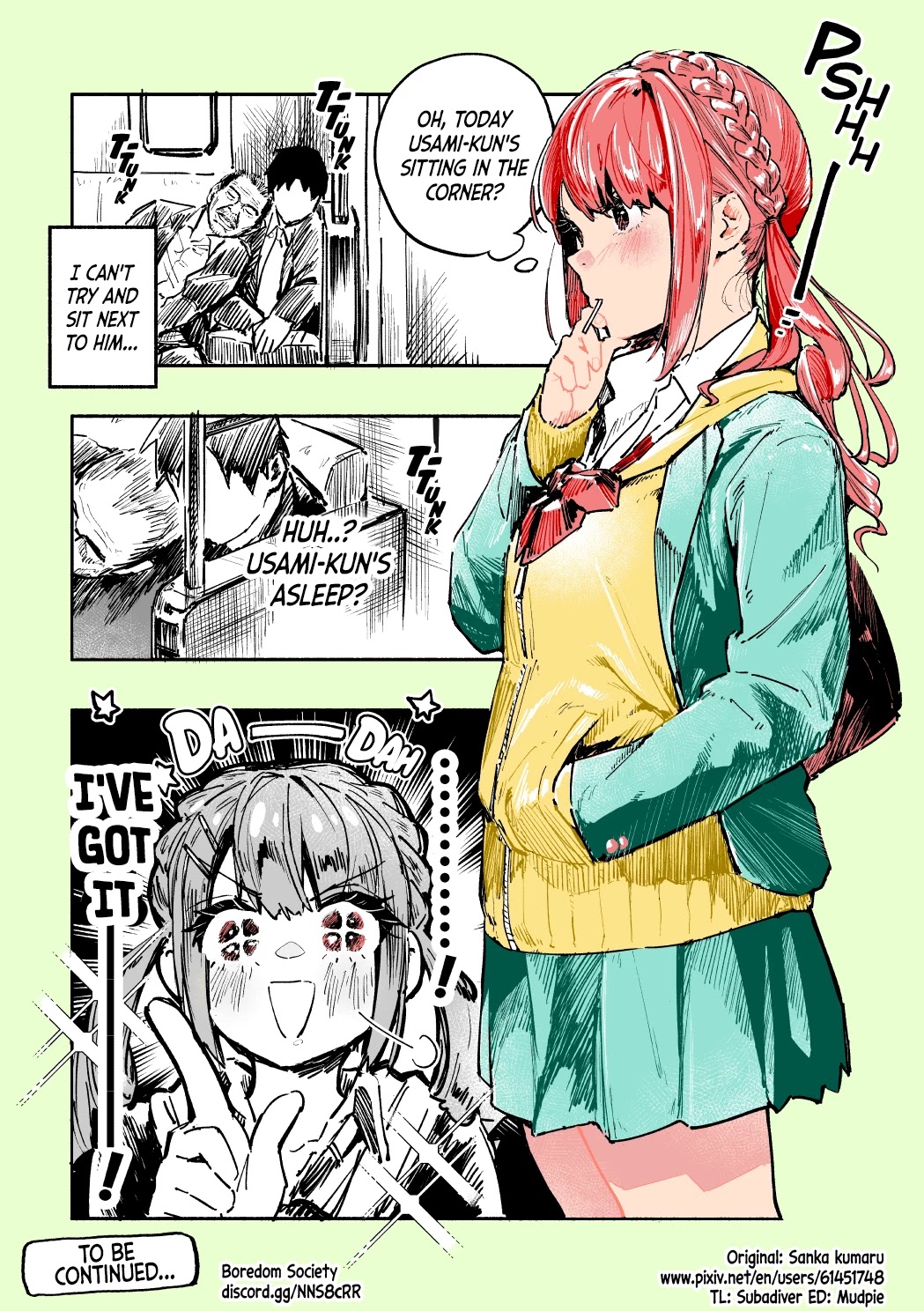 Nirugame-chan With the Huge Ass and Usami-kun Chapter 8 - Page 1