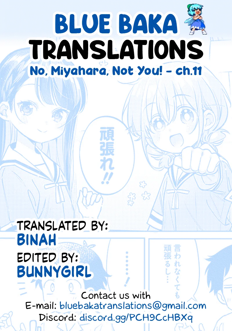 No, Miyahara, Not You! Chapter 11 - Page 13