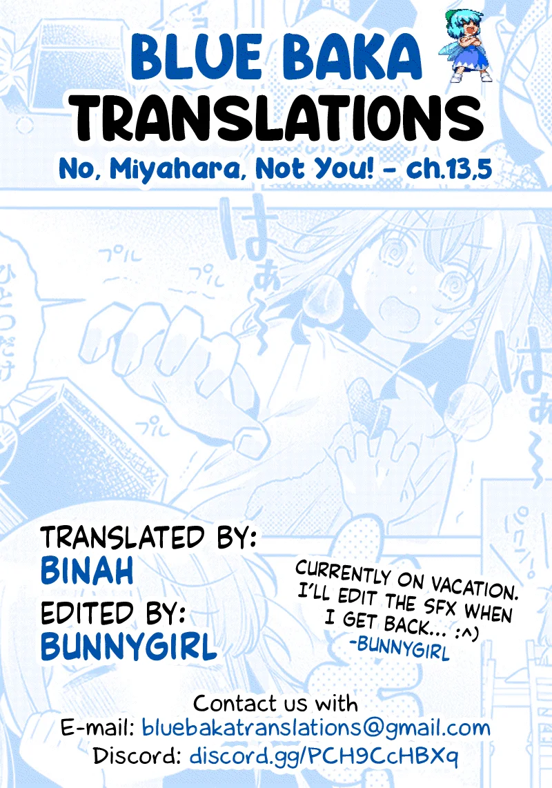 No, Miyahara, Not You! Chapter 13.5 - Page 5
