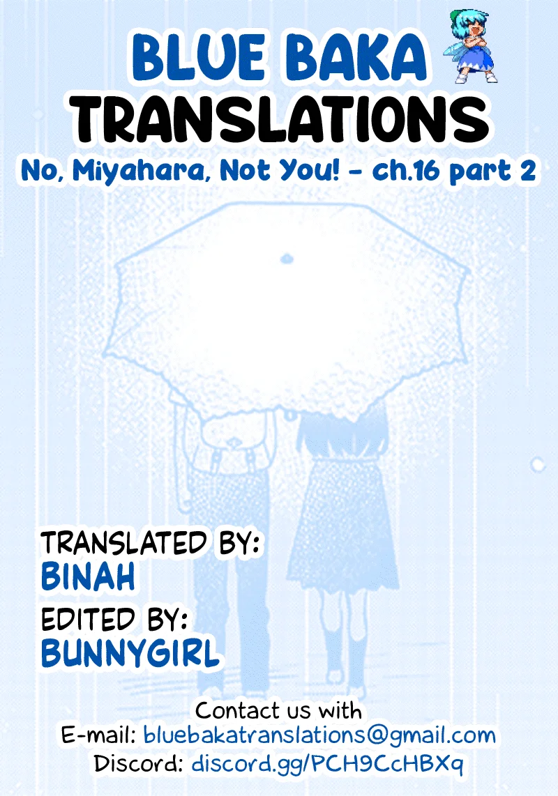 No, Miyahara, Not You! Chapter 16.2 - Page 7