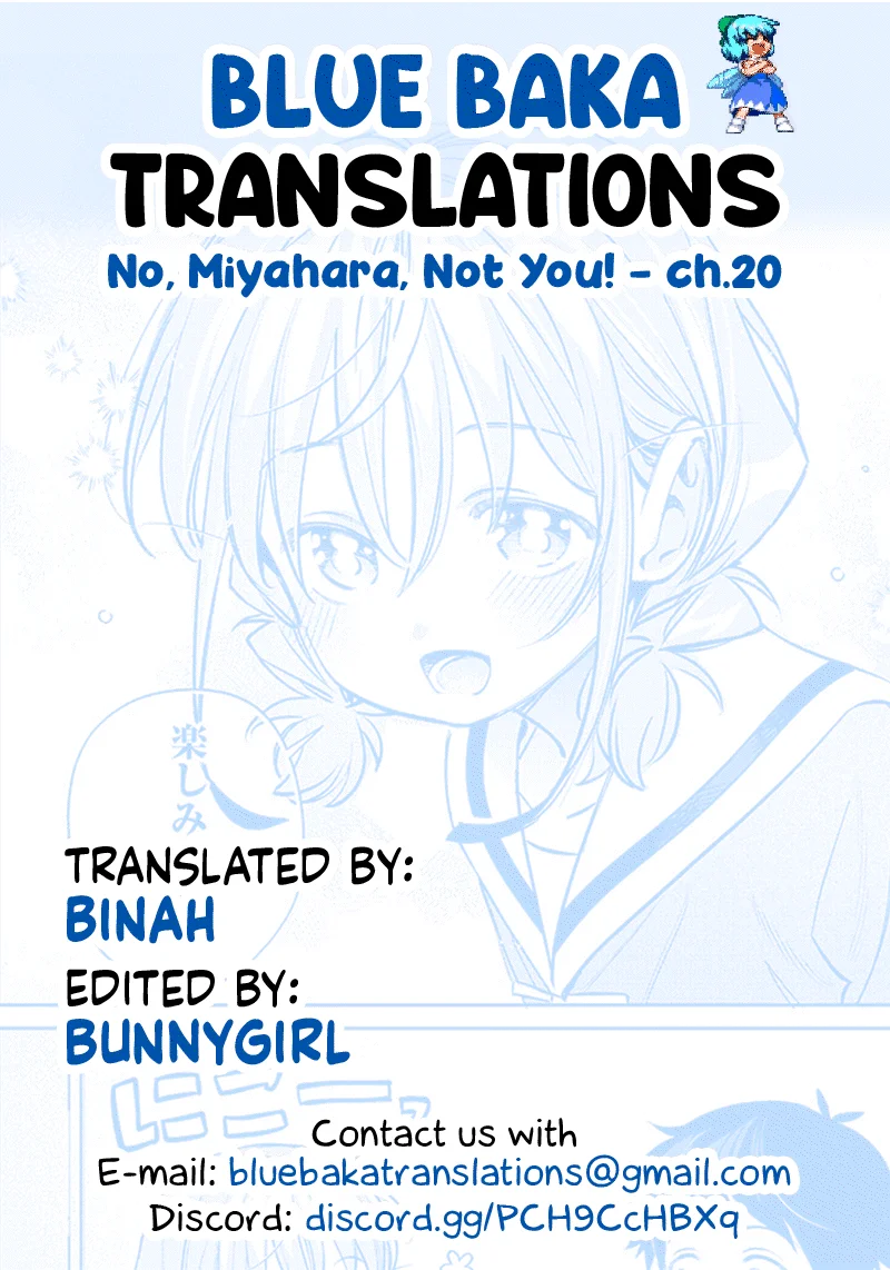 No, Miyahara, Not You! Chapter 20 - Page 13