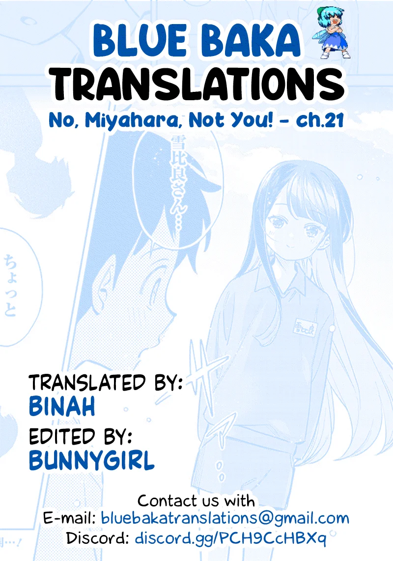 No, Miyahara, Not You! Chapter 21 - Page 13
