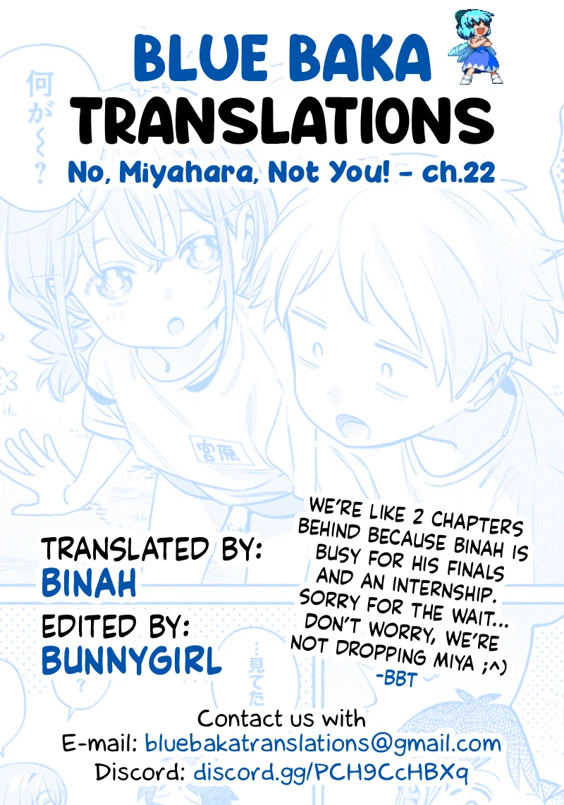 No, Miyahara, Not You! Chapter 22 - Page 13