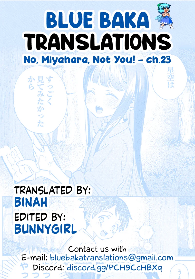 No, Miyahara, Not You! Chapter 23 - Page 18